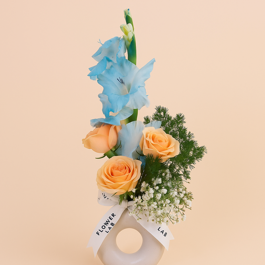 Pastel Dreams in baby donut vase
