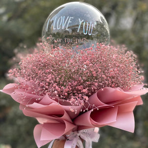 Mini Hand Bouquet with customisable balloon