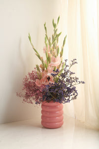 Dreamy Blooms in our pink ceramic vase