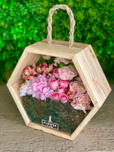 Load image into Gallery viewer, Exotic Blooms in a Wooden Bag
