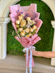 Pastel Passion Hand Bouquet