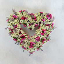 Load image into Gallery viewer, Mixed Flowers Heart Arrangement
