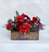 Load image into Gallery viewer, Exotic Red Florals in Acrylic Box
