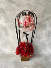 Load image into Gallery viewer, Paint The Town Red with customisable balloon in rosegold box
